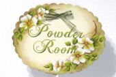 White Roses Powder Room    E-Packet
